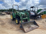 369 - JOHN DEERE 4300 4WD TRACTOR