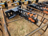 857 - ABSOLUTE - NEW MOWER KING HYDRAULIC TRENCHER