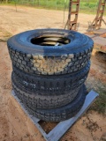 983 - 4 - NEW - 10.00 R20 TIRES & 1 - RIM