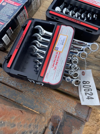 1707 - 7 PIECE SAE & 7 PIECE METRIC WRENCH SETS