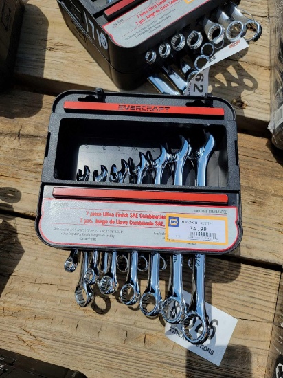1709 - 7 PIECE SAE & 7 PIECE METRIC WRENCH SETS