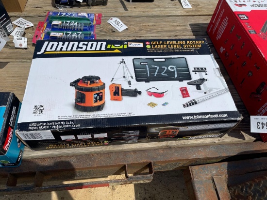 1729 - JOHNSON LASER LEVEL SYSTEM