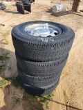 1984 - 4 - LT245/75 R17 TIRES & RIMS