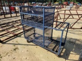 2154 - ROLLING METAL CART