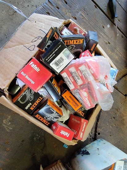 BOX OF MISC. BEARINGS