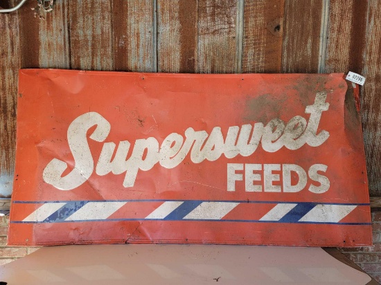 "SUPER SWEET FEEDS" SIGN