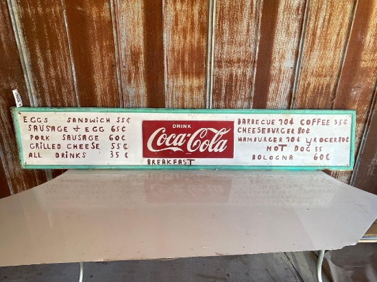 "DRINK COCA COLA" SIGN