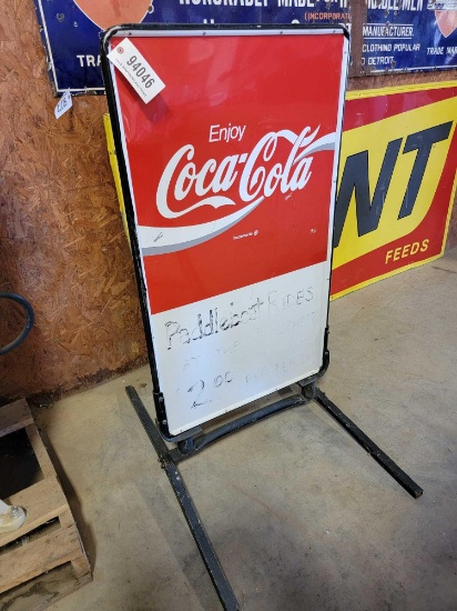 COCA COLA DBL SIDED SIDEWALK SIGN