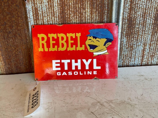 "REBEL ETHYL GASOLINE" SIGN