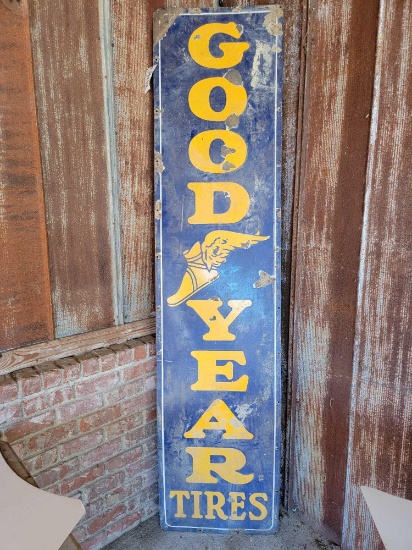 "GOOD YEAR TIRES" METAL SIGN