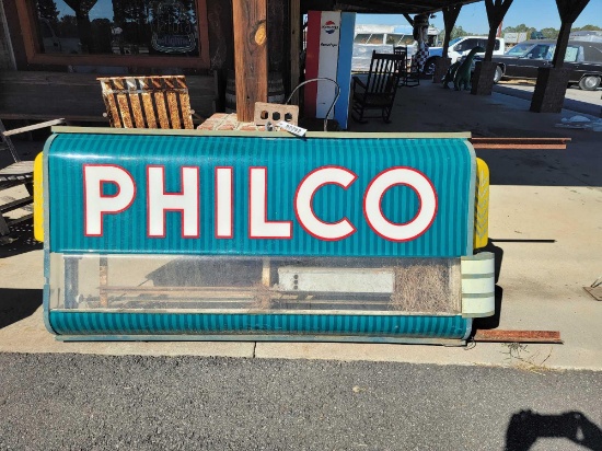 "PHILCO" LIGHTED SIGN