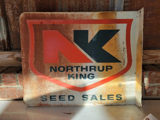 "NORTHRUP KING SEED SALES" SIGN
