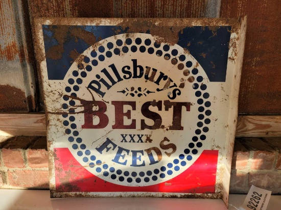 "PILLSBURY'S BEST XXX FEEDS" SIGN