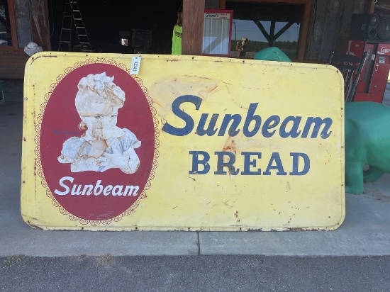 SUNBEAM BREAD METAL SIGN