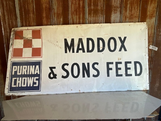 "MADDOX & SONS FEED PURINA CHOWS" SIGN