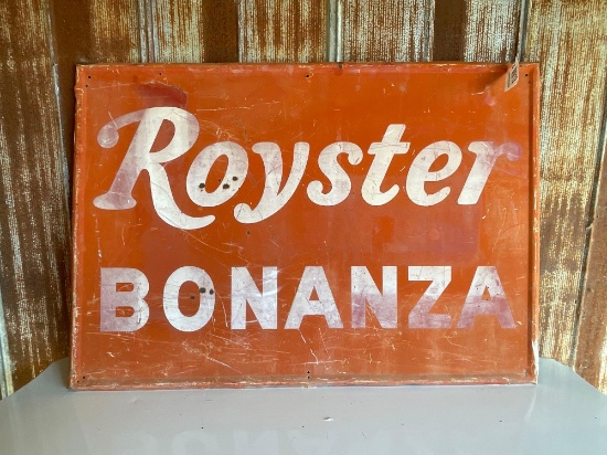 ROYSTER BONANZA METAL SIGN
