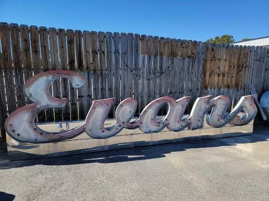 EVANS DINER LETTERED NEON SIGN
