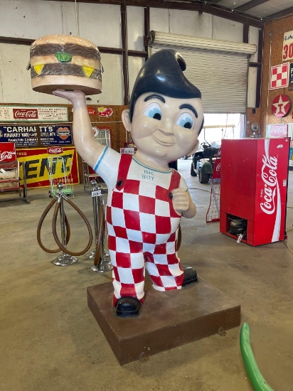 CAST ALUMINUM BIG BOY STATUE