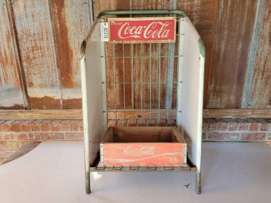 VINTAGE COCA COLA DOLLY DISPLAY RACK