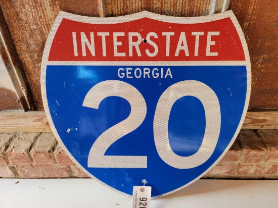 INTERSTATE GA 20 HWY SIGN