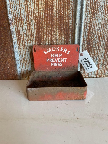 "SMOKERS HELP PREVENT FIRES"