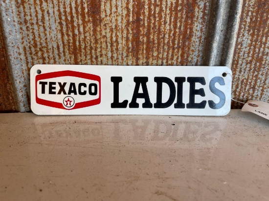 "TEXACO LADIES" SIGN