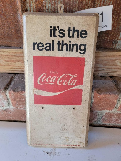 "IT'S THE REAL THING" COCA COLA SIGN