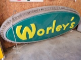WORLEY'S LIGHTED SIGN