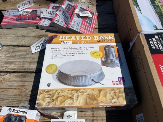 1511 - ABSOLUTE - NEW HEATED BASE CHICKEN WATERER