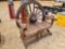 766 - WAGON WHEEL BENCH