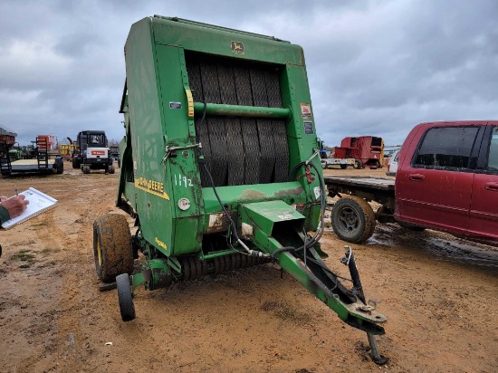 1113 - JOHN DEERE 467 MEGAWIDE NET WRAP BALER