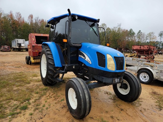 969 - NEW HOLLAND TL100A 2WD CAB TRACTOR