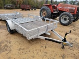 1033 - 22 CARRY-ON 6' X 10' ALUMINUM GATE TRAILER