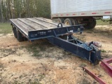 1318 - 2005 8.5 X 16 FT PINTLE HITCH TRAILER
