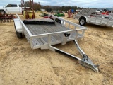 439 - 6' X 10' ALUMINUM TRAILER