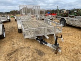 444 - 6' X 10' ALUMINUM GATE TRAILER