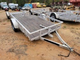 972 - ABSOLUTE - 6X10 ALUMINUM TRAILER