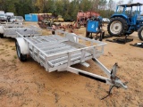 974 - 6' X 10' ALUMINUM GATE TRAILER