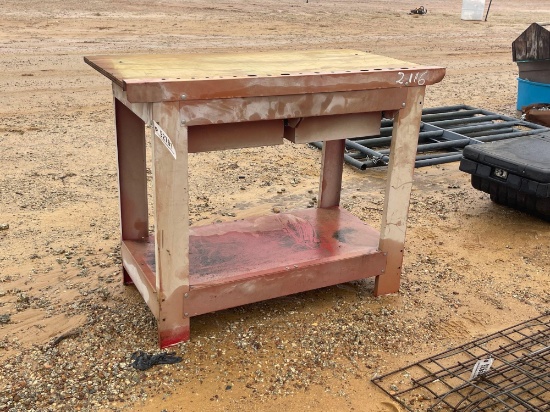 2116 - TABLE 2" X 46" X 3' HIGH