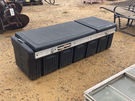 2163 - DURATRUNK PLASTIC DOUBLE LID TOOL BOX