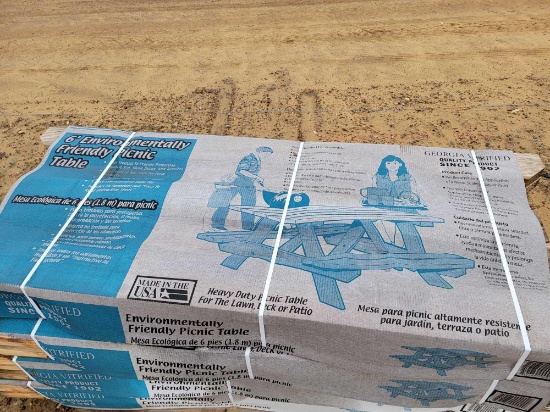 2362 - NEW 6' PICNIC TABLE