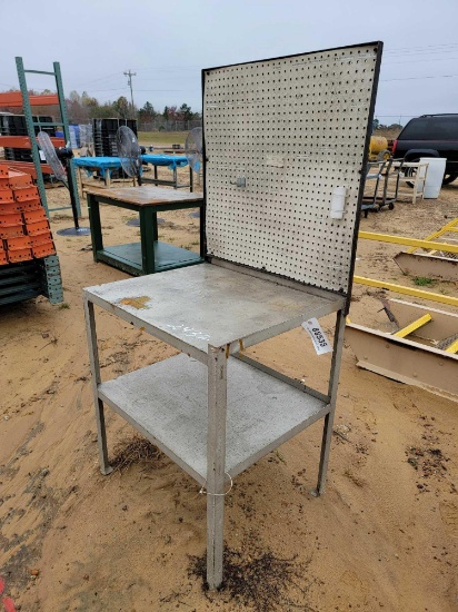 2432 - STEEL WORK TABLE