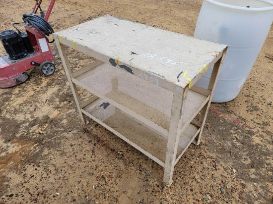 2439 - 18" X 36" STEEL WORK TABLE