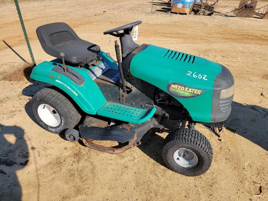 2602 - 13.5 HORSE POWER WEEDEATER RIDING MOWER