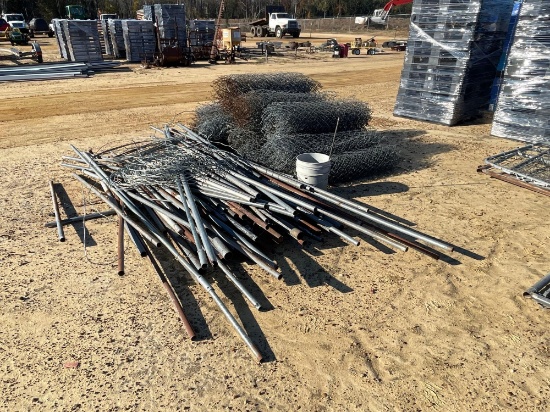 2708 - PILE OF CHAIN LINK FENCE