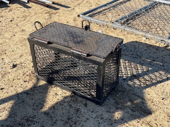 2720 - STEEL LOCKING BOX