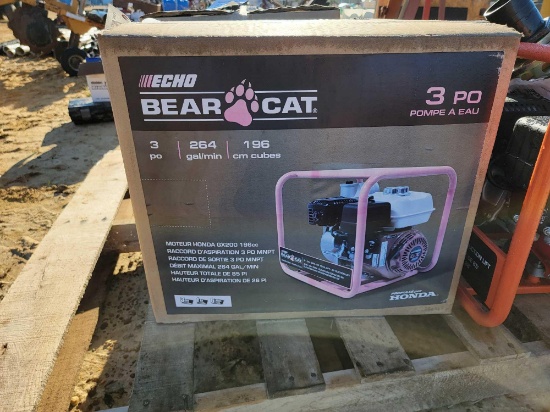 2802 - ABSOLUTE - NEW ECHO BEAR CAT 3" TRASH PUMP