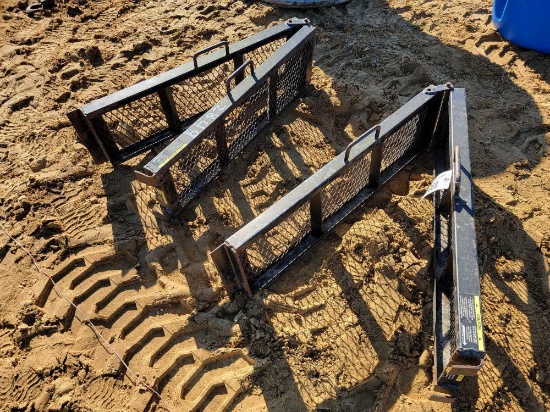 2849 - 2 - PORTABLE FOLDING STEEL RAMPS