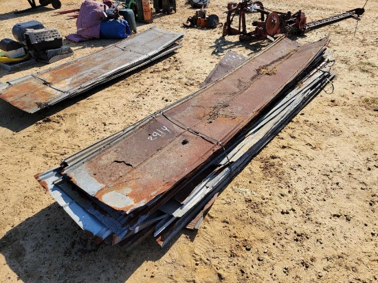2914 - ABOUT 50 PIECES OF 11' TIN