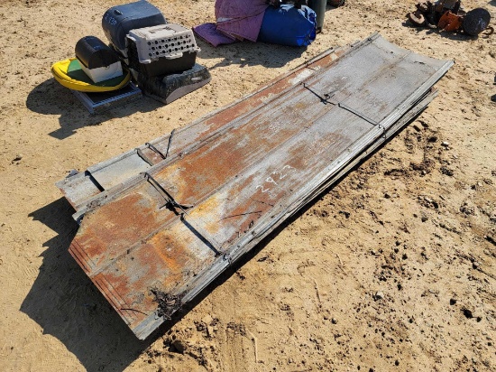 2923 - ABOUT 50 PIECES OF 7' TIN